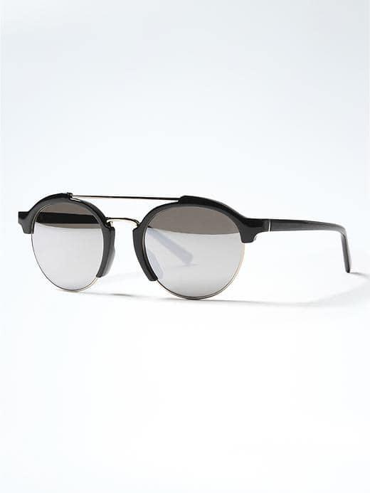 Banana Republic Mens Irving Sunglasses - Shiny Black