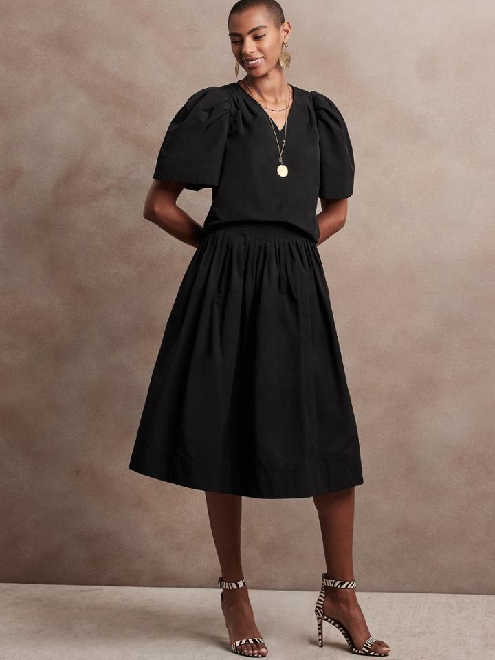 Petite Faille Midi Skirt