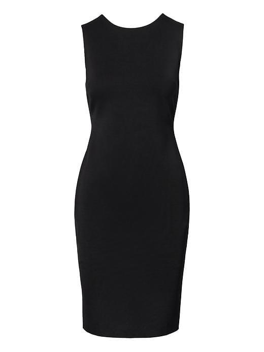Banana Republic Womens Neoprene Sheath Dress - Black