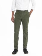 Banana Republic Aiden Slim Herringbone Bedford Chino Size 32w 36l Tall - Green
