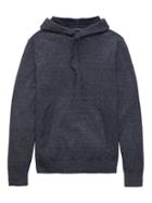 Banana Republic Mens Cotton Sweater Hoodie Heather Blue Size Xl