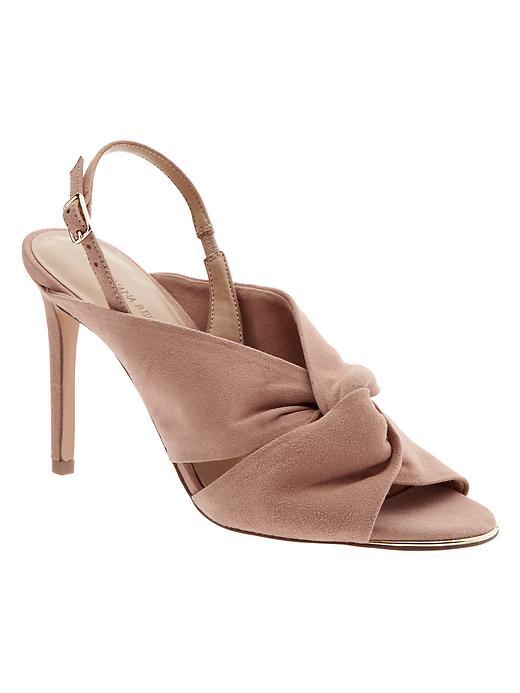Banana Republic Jessa Open Toe Slingback Size 10 - Scarlett