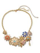 Banana Republic Blooming Bud Focal Necklace Size One Size - Multi
