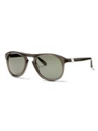Banana Republic Womens Westward Leaning   Galileo Sunglasses Slate With Super Silver Inlay Size One Size
