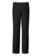 Banana Republic Mens Slim Monogram Black Italian Wool Mohair Tuxedo Trouser - Black