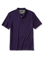 Banana Republic Mens Luxe Touch Polo Size L Tall - Purple Daisy