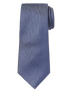 Banana Republic Mens Cotton-silk Solid Nanotex Tie Chambray Blue Size One Size