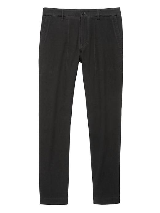 Banana Republic Mens Athletic Tapered Traveler Utility Pant Black Size 32w