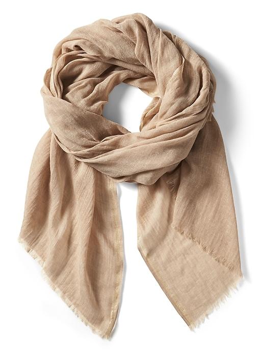 Banana Republic Metallic Lightweight Rectangular Scarf