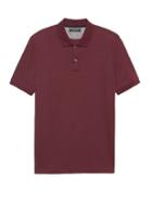 Banana Republic Mens Slim Luxury-touch Polo Shirt Dark Wine Size S