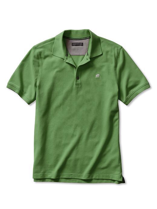 Banana Republic Mens Signature Pique Polo Size M - Green