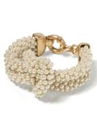 Banana Republic Mixed Up Pearl Knot Bracelet Size One Size - Pearl