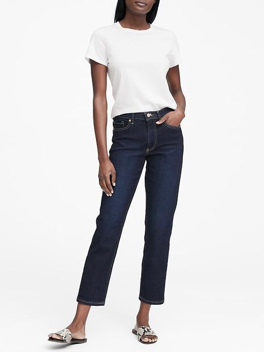 Banana Republic Mid-rise Straight Ankle Jean