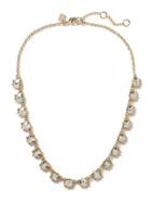 Banana Republic Regal Mini Square Necklace Size One Size - Clear Crystal