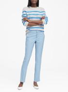 Banana Republic Ryan Slim Straight-fit Sateen Pant