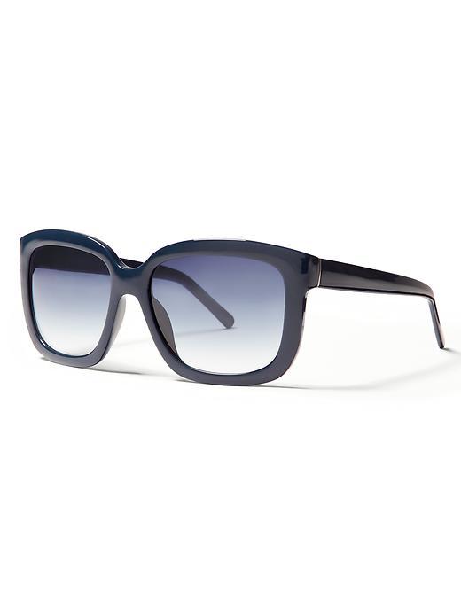 Banana Republic Lydia Sunglasses Size One Size - Navy
