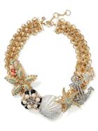 Banana Republic Sea Life Focal Necklace Size One Size - Gold