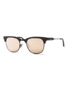 Banana Republic Womens Westward Leaning   Vanguard Sunglasses Black With Sourpatch Inlay Size One Size