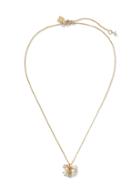 Banana Republic Womens Pearl Cluster Pendant Necklace Gold Size One Size