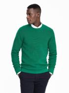 Banana Republic Mens Long Sleeve Cotton Crew Tee Size M Tall - Emerald Cove