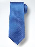 Banana Republic Mens Geo Silk Nanotex Tie - Azure