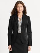 Banana Republic Modern Sleek Blazer Size 2 - Black