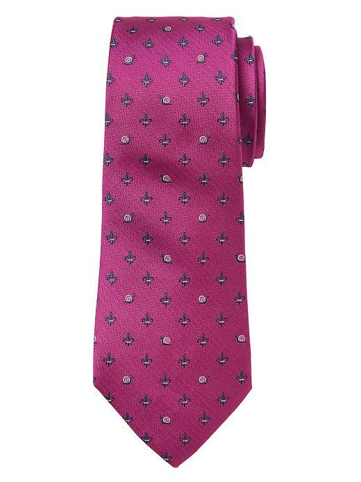 Banana Republic Mens Snail Tie Size One Size - Orange