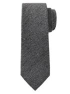 Banana Republic Mens Monochrome Tie Size One Size - Black