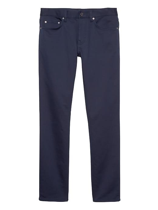 Banana Republic Mens Skinny Traveler Pant Navy Size 28w