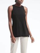 Banana Republic Womens Sleeveless Tunic - Black