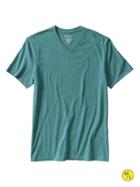 Banana Republic Mens Factory Fitted V-neck Tee Deep Sea Glass Size Xxl