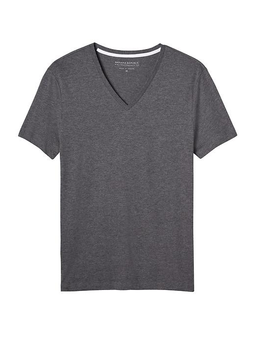 Banana Republic Mens Premium Performance Undershirt V-neck T-shirt Dark Charcoal Size Xs