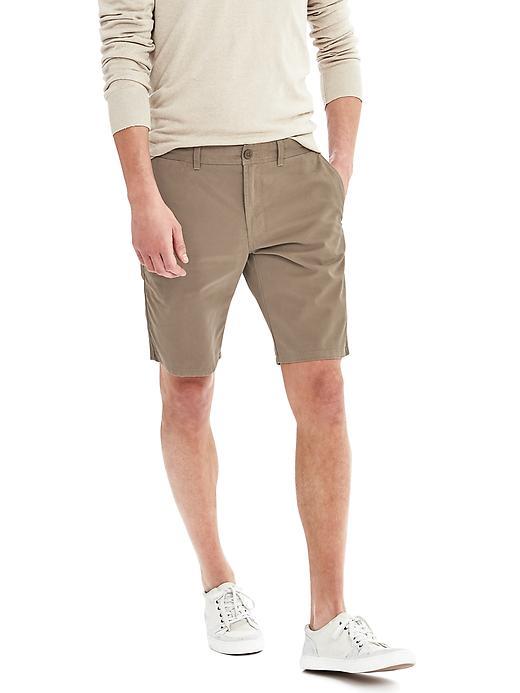 Banana Republic Mens Aiden Slim Cotton Short Size 28w - Acorn
