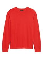 Banana Republic Mens Core Temp Waffle-knit Long-sleeve T-shirt Spiced Citron Size Xxl