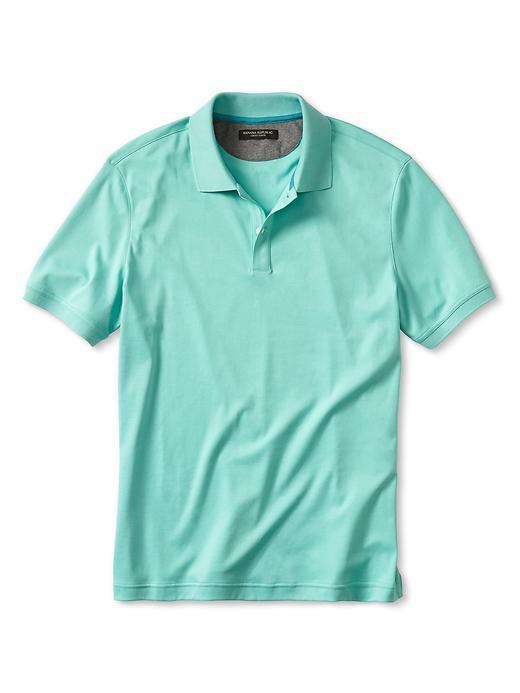 Banana Republic Luxe Touch Polo - Bay Breeze
