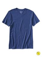 Banana Republic Factory Fitted V Neck Tee - Royal Azure