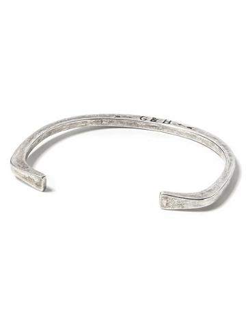 Banana Republic Womens Giles &amp; Brother Silver Stirrup Cuff Size One Size - Silver