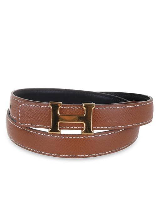 Banana Republic Luxe Vintage Hermes Black/g Constance Belt - Brown