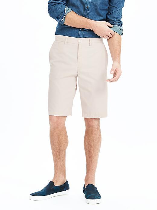 Banana Republic Emerson Straight Solid Short Size 28w - Country Beige