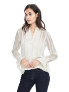 Banana Republic Dillon Fit Button Down Blouse - Cocoon