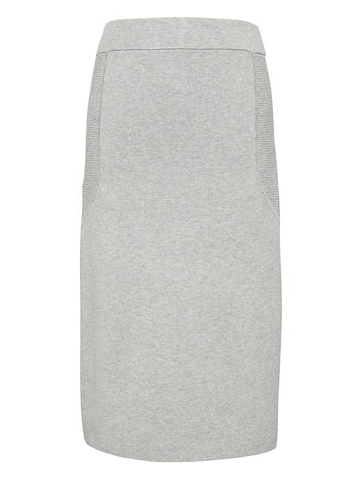 Banana Republic Womens Mixed Stitch Knit Pencil Skirt Heather Gray Size Xxl