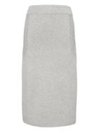 Banana Republic Womens Mixed Stitch Knit Pencil Skirt Heather Gray Size Xxl