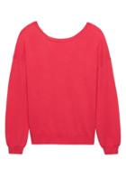 Banana Republic Womens Feather-touch V-back Sweater Red Size Xl