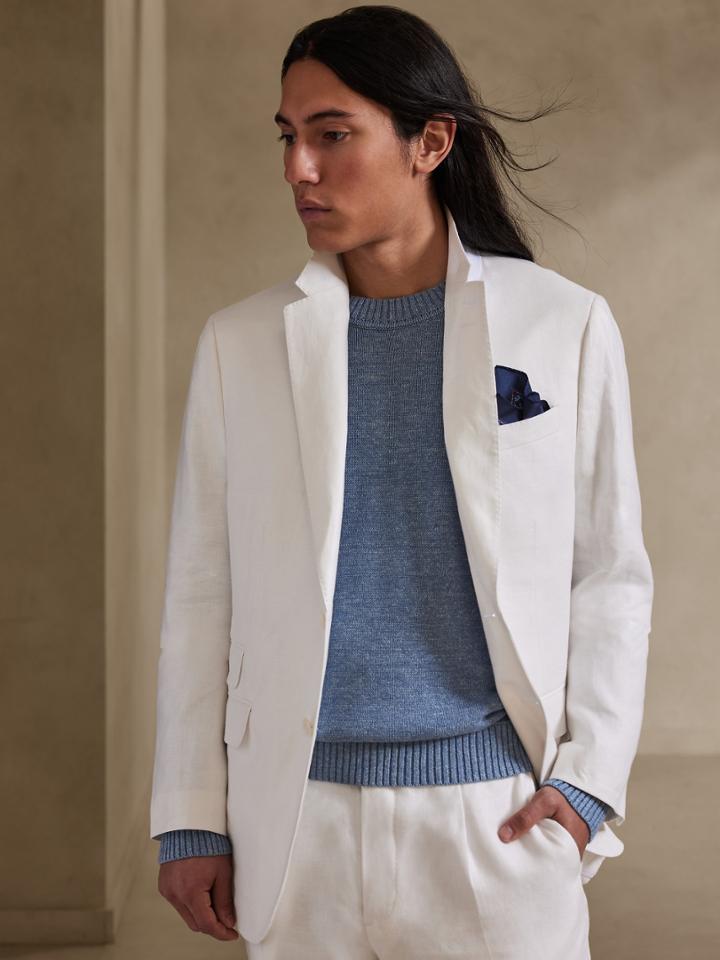 Villa Linen Twill Suit Jacket