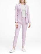 Banana Republic Long And Lean-fit Birdseye Blazer