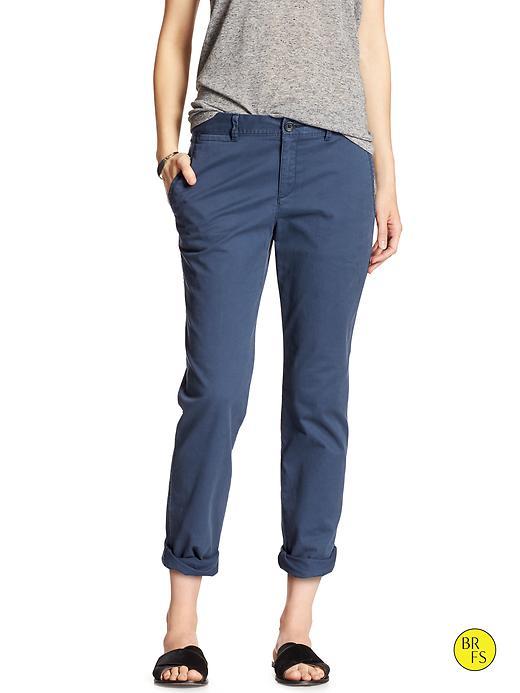 Banana Republic Womens Factory Roll Up Boyfriend Chino Size 0 - Night