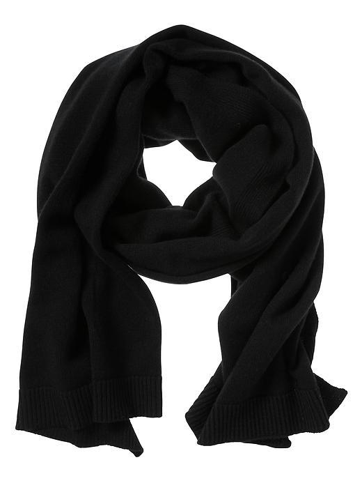 Banana Republic Todd &amp; Duncan Plaited Cashmere Scarf Size One Size - Black