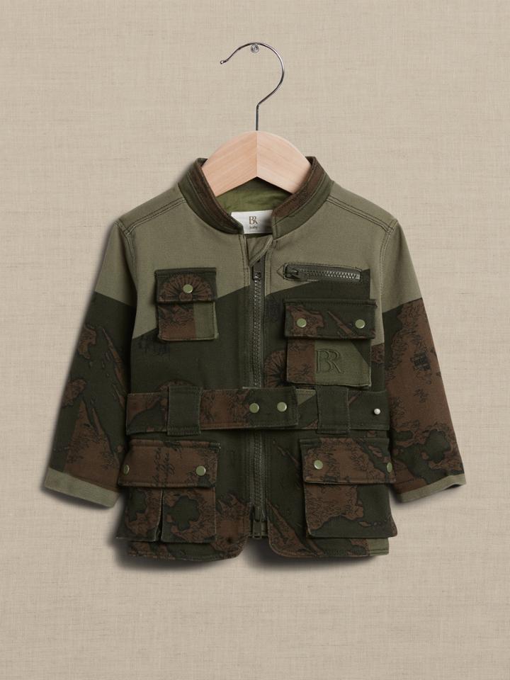 Baby Patchwork Convertible Jacket