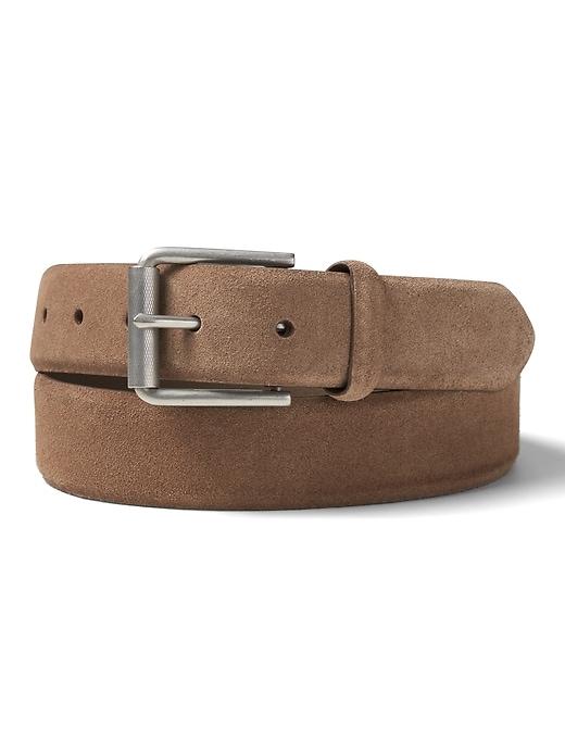 Banana Republic Mens Bombay Suede Belt Nutmeg Size 32