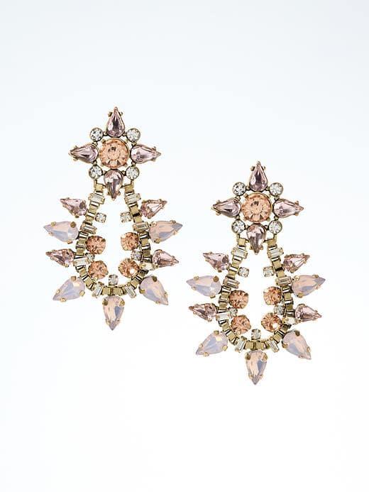 Banana Republic Womens Rose Spike Earring - Misty Rose